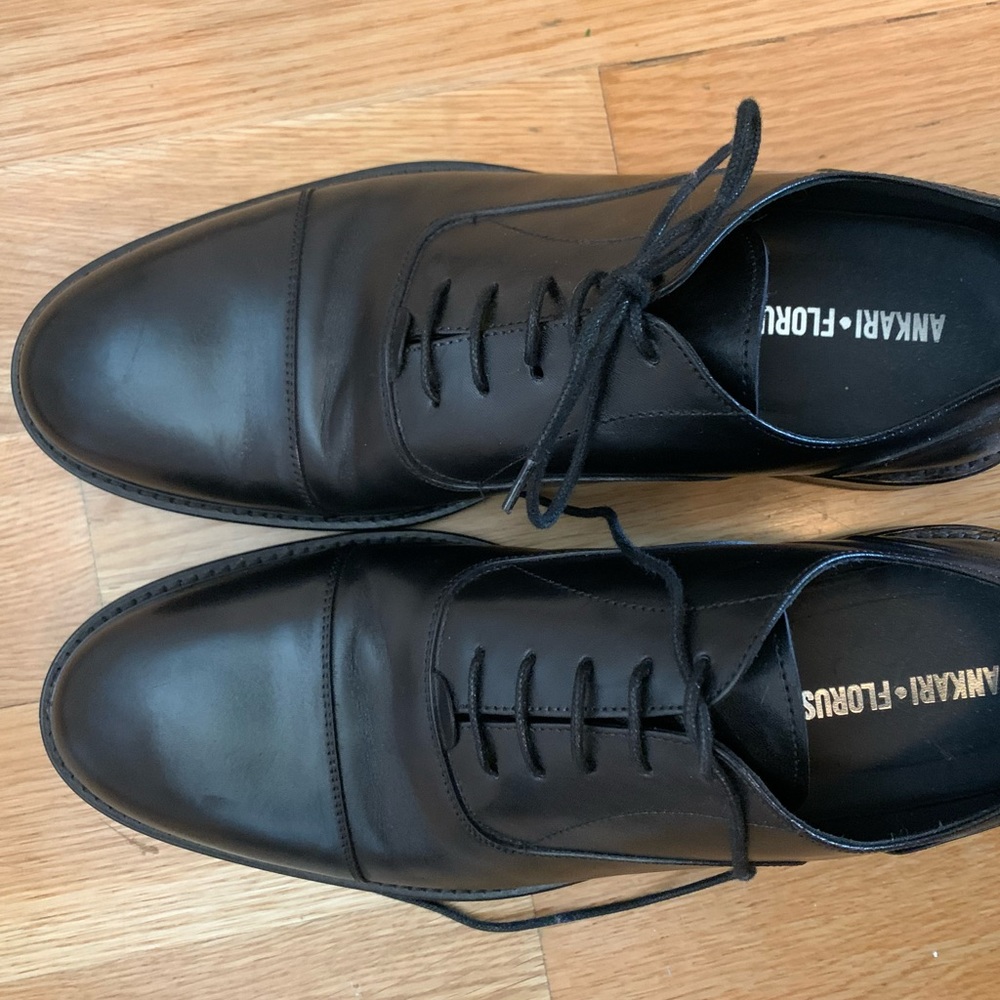 Ankari Floruss Cap Toe Oxford (Black)